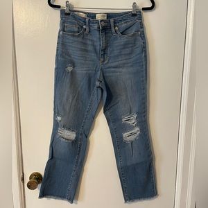 High rise Slim Straight Jeans